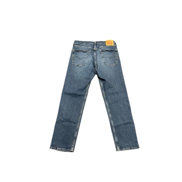 Levi's Men's 505 Medium Wash Jeans W36 L32 Faded Distressed - Picture 5 of 7